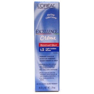 L'Oreal Excellence Creme Resistant 6.3X Light Golden Brown, 1.74 Oz