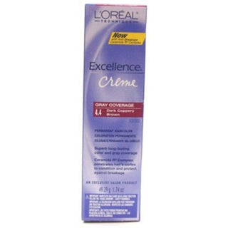 L'Oreal Excel Creme Color #4.4 Dark Copper Brown, 1.74 Oz