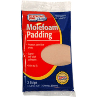 kpp Mole Foam Padding, 4 X 3 Inches - 2 Strips