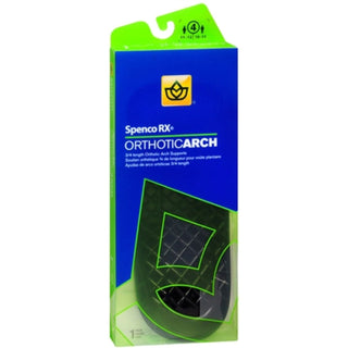 Spenco Rx Orthotic Arch Support 3/4 Length Shoe Insoles, Women's 11-12.5/Men's 10-11.5