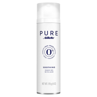 Pure By Gillette Shave Gel, With Aloe, Soothing