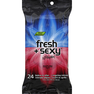 Playtex Fresh + Sexy Before & After Intimate Wipes
