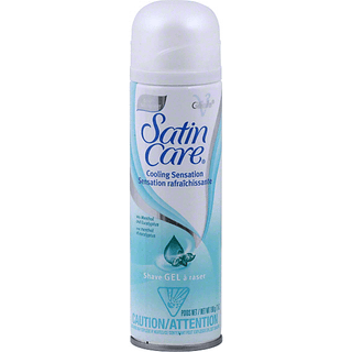 Gillette Satin Care Shave Gel With Menthol Cooling Sensation