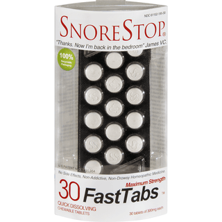 SnoreStop FastTabs Chewable Tablets Maximum Strength