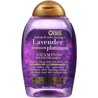 OGX Hydrate & Tone Reviving & Lavender Luminescent Platinum Shampoo - 13oz