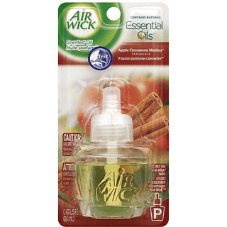 Air Wick Apple Cinnamon Medley Scented Oil Freshener Refill 0.67 Fl. Oz