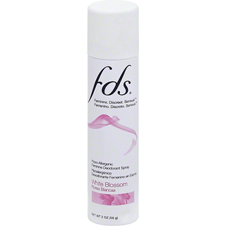FDS Deodorant Spray, Feminine, White Blossom