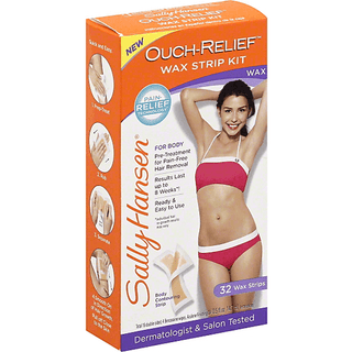 Sally Hansen Wax Strip Kit, Ouch-Relief