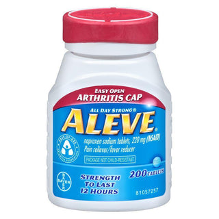 Aleve Pain Reliever Fever Reducer Easy Open Cap, Tablets