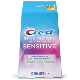 Crest 3D White Whitestrips Gentle Routine Teeth Whitening Kit -14 Treatments