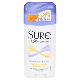 Sure Anti Perspirant & Deodorant, Condition & Care 2.6 Oz