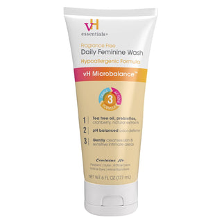 vh essentials Daily Feminine Wash, Fragrance Free, 6 fl oz