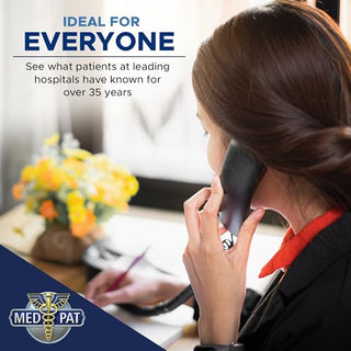 Med-Pat T-4 Trimline Telephone | Corded, Wall Mountable, Hearing Aid Compatible | Senior & Healthcare Phone