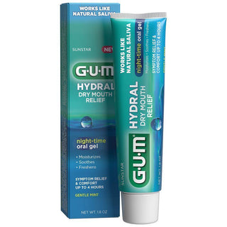 GUM Hydral Dry Mouth Relief Night-Time Oral Gel Mint
