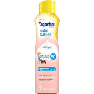 Coppertone Water Babies Whipped Sunscreen SPF 50 Pure & Simple