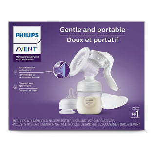 Avent Philips Manual Breast Pump Clear