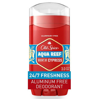Old Spice Aluminum Free Deodorant For Men Red Zone Collection, Aqua Reef, Lime & Cypress Scent, 3 Oz