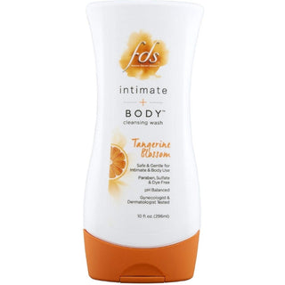 FDS Feminine Hygiene Wash For Gentle Cleansing, Tangerine Blossom, 10 Ounce