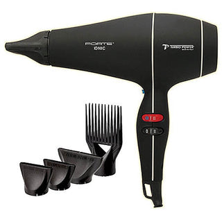Turbo Power Forte Iónica 3000 Secador De Pelo Negro/Blanco