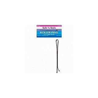 Soft 'N Style Roller Pins 2-3/4" Black - Ball Pointed- 75 Hair Pins