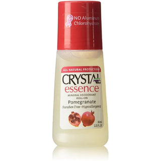 Crystal Essence Mineral Deodorant Roll On Pomegranate By DEODORANTS, 2.25 Fl Oz