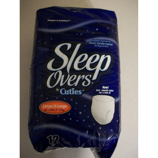 First Quality Sleep Overs Youth Pants Large/X-Large 65-125 Lbs - (case 4x12)