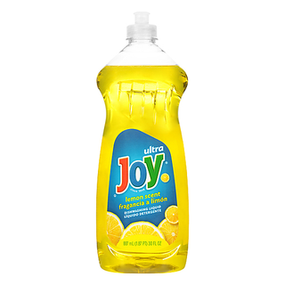 Ultra Joy Dishwashing Liquid, Lemon Scent 887 Ml