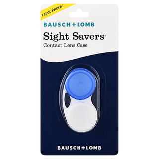 Bausch + Lomb Sight Savers Contact Lens Case, Leak Proof