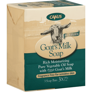 , (Canus Goat's Milk) Fragrance-Free Bar Soaps
