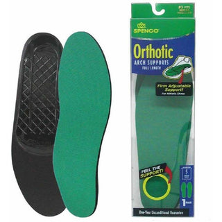 Spenco Orthotic Arch Support Full Length Insole Size 2
