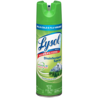 Lysol Crisp Mountain Air Scent Disinfectant Spray