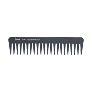 Janeke Polycarbonate Streak Comb 871 Black