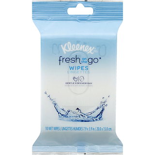Kleenex Fresh On The Go* Wet Wipes 10 Ct Pack