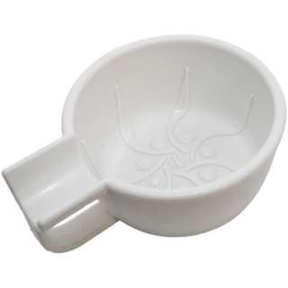 Pereira Shavery Unbreakable Shaving Bowl White