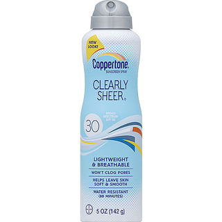 Coppertone Sunscreen Spray Clearly Sheer SPF 30