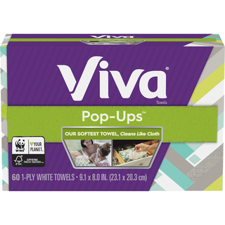 Viva Pop-Ups Paper Towels - 60ct
