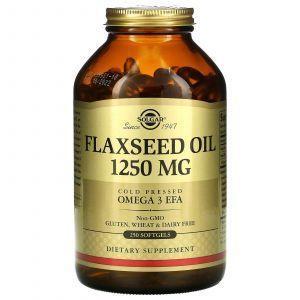 Solgar Flaxseed Oil 1250 Mg 170 Softgel