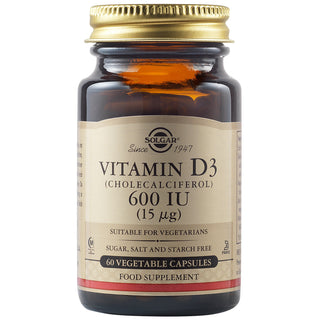 Solgar Vitamin D3 600Ui 60 Capsules
