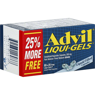 Advil Liqui-Gels Ibuprofen Capsules