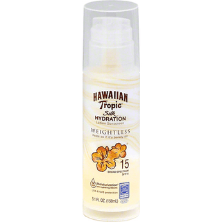 Hawaiian Tropic Topic Silk Hydration Lotion Sunscreen SPF 15 Weightless