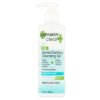 Clean + Garnier Suave Clarificar 8fl.oz Gel Limpiador