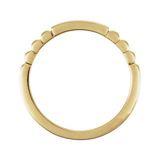 14K Gold Engravable Signet Ring – Personalized Signet Ring