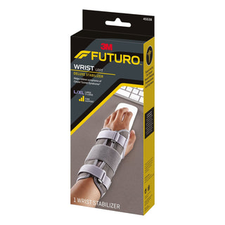 FUTURO Deluxe Wrist Stabilizer, Left Hand, Size Large, Maximum Support