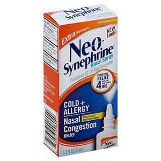Neo Synephrine Cold & Sinus Nasal Decongestant Spray Extra Strength Non-Drowsy