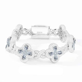 Fleur d’Éternité Moissanite Bracelet Apple Green
