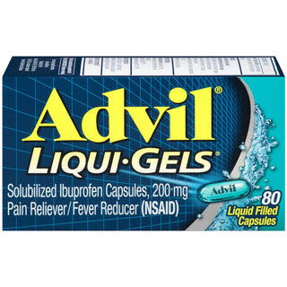 Advil Liqui-Gels Pain Reliever/Fever Reducer Liquid Filled Capsules - Ibuprofen (NSAID)