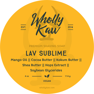 Wholly Kaw Lav Sublime Shaving Collection