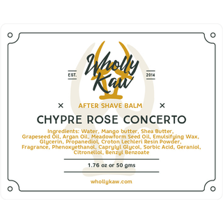 Wholly Kaw Chypre Rose Concerto Shaving Collection