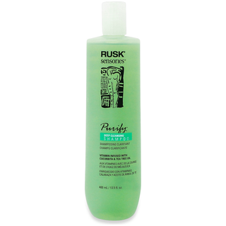 Rusk Sensories Purify Cucurbita and Tea Tree Oil Deep Cleansing Shampoo 13.5 oz