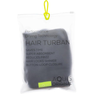 Aquis Original Microfiber Hair Turban Black